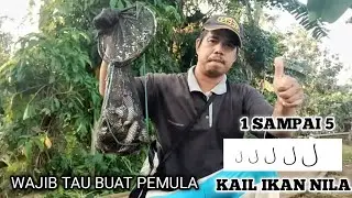 PEMULA WAJIB TAU UKURAN KAIL PANCING BUAT IKAN NILA