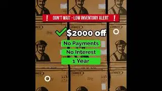 Low Inventory AC Clearout | $2000 Off + 1 year No Payments No Interest!