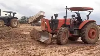 FORD T3 vs M105S TRACTOR งานดันดิน ทีมงานจาก สุพรรณ EP.5273
