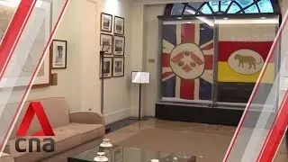Historical flags returned to Singapore, on display at Old Tanglin Barracks