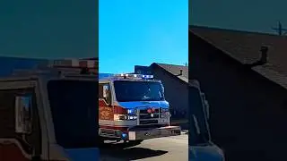 fort Dodge fire rescue engine 1 responding
