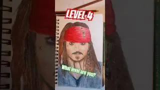 Drawing Jack Sparrow #drawing #roadto3k #art #artist