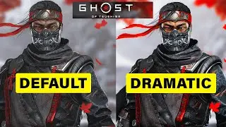 Ghost of Tsushima contrast default or dramatic? Best tutorial to help you