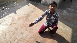 Puri Chhat Per Painting Banaa Di 😀