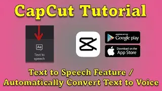 Text to Speech Feature | AI Voice Effect | CapCut Tutorial | Android or iPhone