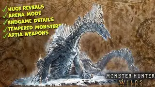 Monster Hunter Wilds New Reveals-Tempered Monsters ,Arena Mode,Endgame Crafting and More