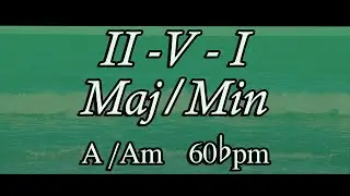 251 -  A Major/Minor Smooth Jazz Backing Track &ndash; 60 BPM