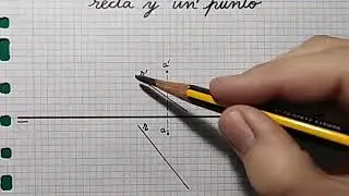 Determinación de un plano dadas una recta y un punto
