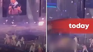 Giant screen falls on boy band Mirror dancers at Hong Kong concert