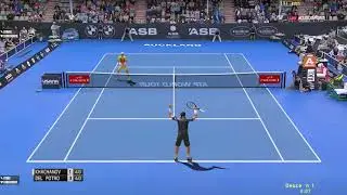 Tennis Elbow 2013 Gameplay - Del Potro vs Khachanov | Auckland 2018