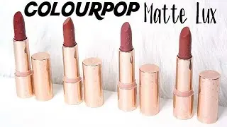 BIYW Review Chapter: #82 COLOURPOP MATTE LUX LIPSTICK SWATCH & REVIEW