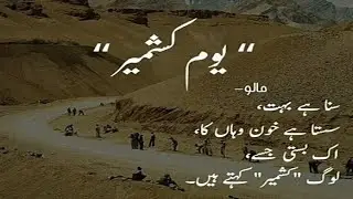 Kashmir Day Poetry |5 feb Kashmir Day |Kashmir Day Best Urdu Poetry |Youm e Yakjehti Kashmir |T Z TV