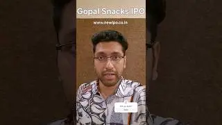 Gopal Snacks IPO: Should you Apply or Not? | Gopal Snacks IPO GMP #gopalsnacksipo