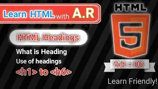 What is HTML Headings #VID-06