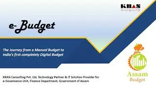 eBudget | The Journey from a Manual Budget to India's first completely Digital Budget
