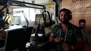 Kendji Girac sur Radio TAHITI + Journal TV de Polynésie 1ère