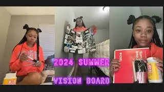 create my 2024 summer vision board w/ me | kate iona