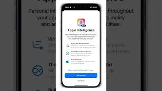 Joining Apple Intelligence iOS 18.1 waitlist #ios #iphone #appleintelligence