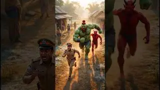 হাল্ক যখন টাকা দিয়ে পুলিশ-প্রশাসন কিনে ফেলে | Hulk tiktok video | Tiktok | Cartoon #shorts