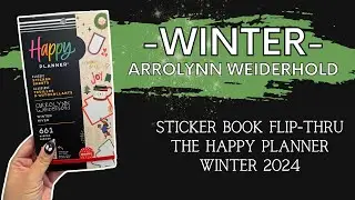 Winter | Sticker Book Flip-Thru | The Happy Planner Winter 2024