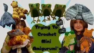 Crochet Vlog 002 | Trying Mini Amigurumi & Going Through My Yarn Stash
