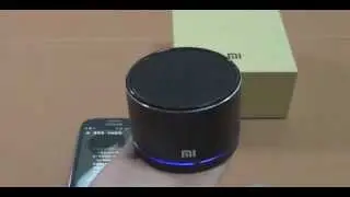 Bridgat MI Round Bluetooth Speaker Portable Support HFP/A2DP/AVRCP Audio Protocols