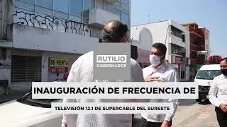 Inauguraci&oacute;n de Frecuencia de Televisi&oacute;n 12.1 de Supercable del Sureste.