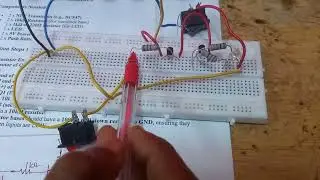 AND and OR gate using transistor Experiment.