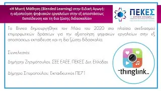 Thinglink - Περιήγηση, δημιουργία διαδραστικής εικόνας, διαμοιρασμός