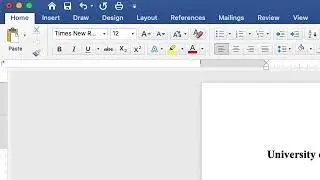 Mac - How to Right Align Dates for Resume (in Word)