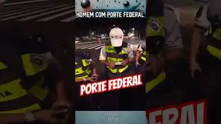 🚨 HOMEM &Eacute; ABORDADO E APRESENTA PORTE FEDERAL #abordagenspoliciais #pmsp #pm #policia #pol&iacute;cia