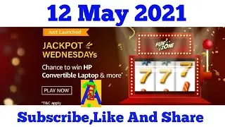 Amazon Wednesday Jackpot Quiz Today Answers | 12 May 2021