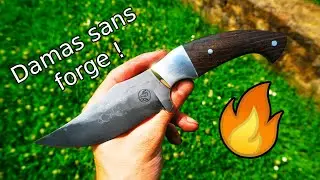 Cr&eacute;ez un couteau en damas sans soudure &agrave; la forge !