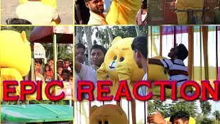 Teddy Boy Stage Prank🤣Funny Video 😂Cute Girl's Crazy Reaction 😱@tahimtaddyboy7947