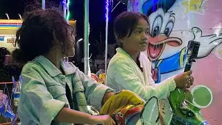 The Excitement of the Borong Night Market in East Manggarai, NTT | Children Happily Playing on th...