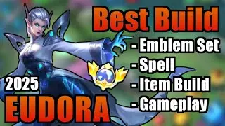 EUDORA BEST BUILD 2025 | TOP 1 GLOBAL EUDORA BUILD | EUDORA MOBILE LEGENDS | MLBB