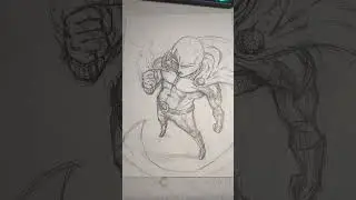 Lets Draw; SAITAMA from ONE-PUNCH MAN #drawing #manga #onepunchman #art