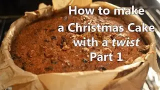 How To Make A Christmas Cake With A Twist! (part 1)