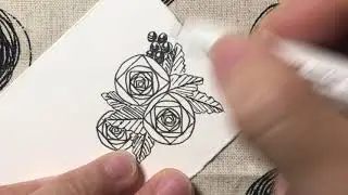 舒心分享禪繞畫1