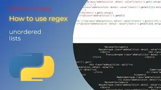 How to Web scrape unordered lists | Python - Scrapy - re | Real Estate Spider
