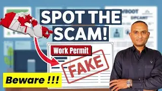 FAKE CANADA WORK PERMIT SCAMS 🚨  #canada