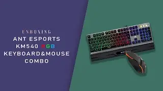 30$ RGB Keyboard & Mouse Combo | Ant Esports KM540 Combo | Unboxing and Review