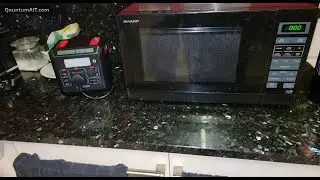 Power a 2000Watt Microwave Using a Portable Power Station - Awanfi 518watt Test
