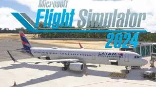 Preparando voo para decolagem em belém Microsoft Flight Simulator 2024 na IVAO