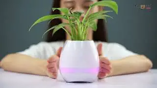 Creative Bluetooth Smart Music Flower Pot Speaker