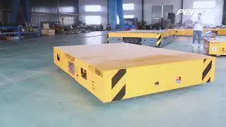 Electric Motorized Trackless Scrap Bucket Transfer Cart For Injection Mold 5T