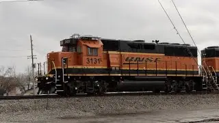 BNSF in The Rain   HD 1080p