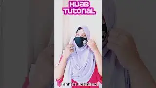 Hijab tutorial #hijabistyle #hijabfashiontrends #hijabdesign #hijabstyle #hijabi #hijabtutorial