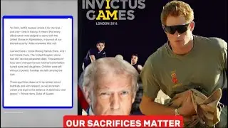 OUR SACRIFICES MATTER &mdash; PRINCE HARRY SPEAKS FOR THE FORGOTTEN