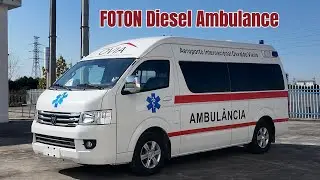 Guinea Bissau | FOTON Diesel Ambulance Cummins Engine for Airport and Hospital Use